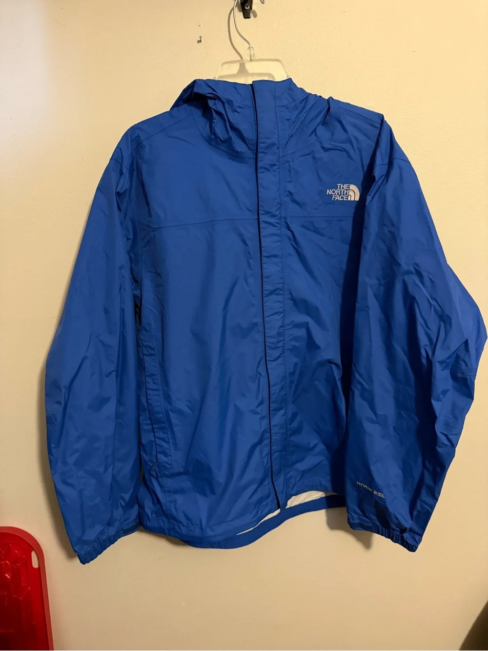 The North Face Men's Royal Blue Hooded Rain Jacket